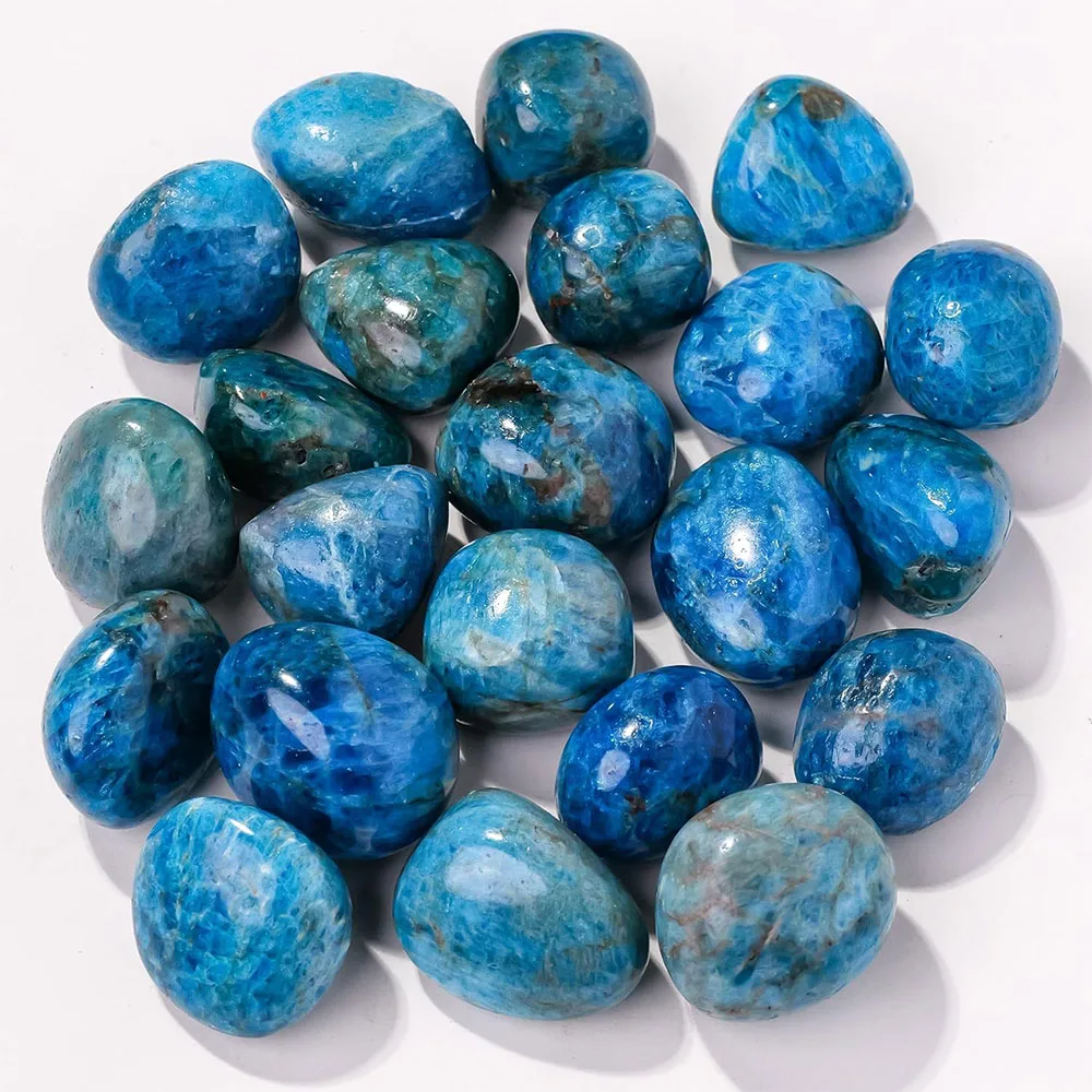 Marine Aquarium Gravel - Natural Blue Apatite Quartz Crystals And