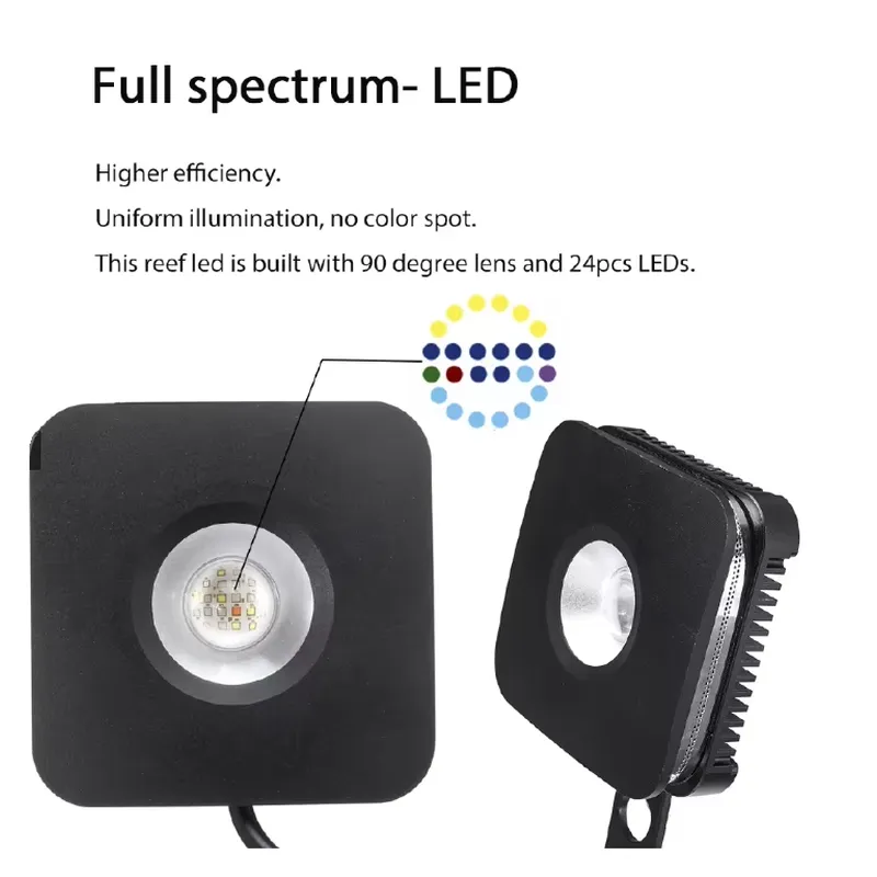 30W LED Aquarium Light for Sal - Marine Aquarium Hours 评论和价格
