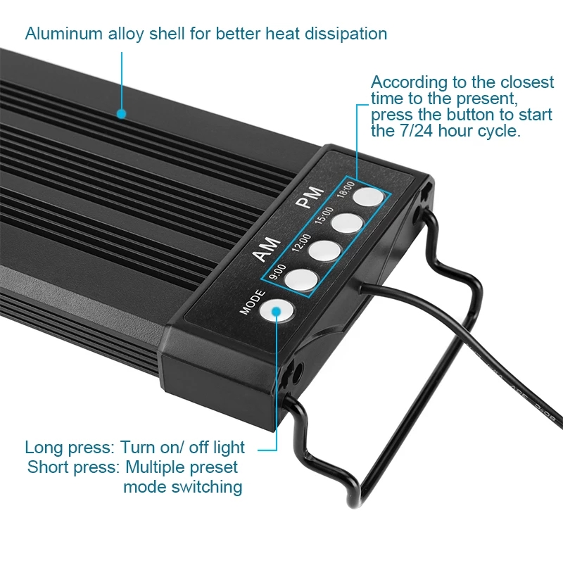 Aquarium LED Lighting 24/7 Hou - Marine Aquarium Hours 评论和价格