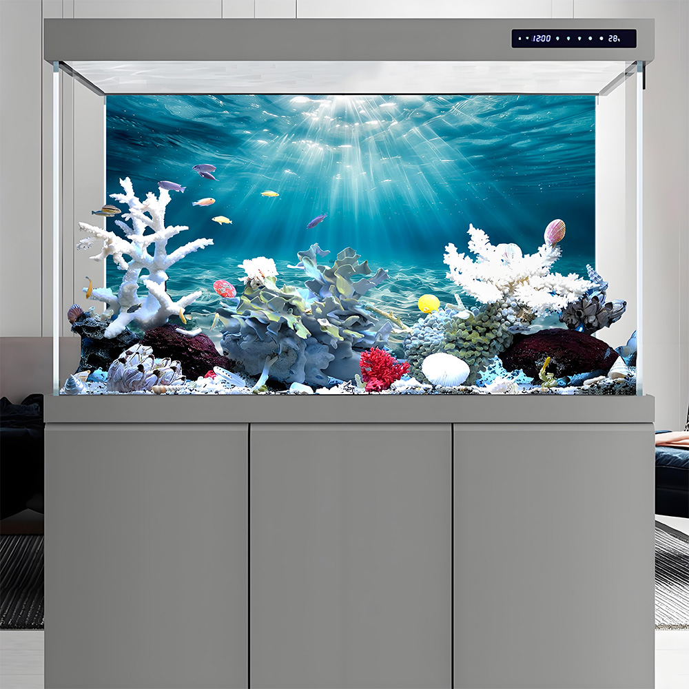 Blue Ocean Beach, Fish Tank Ba - Marine Aquarium Glue 评论和价格