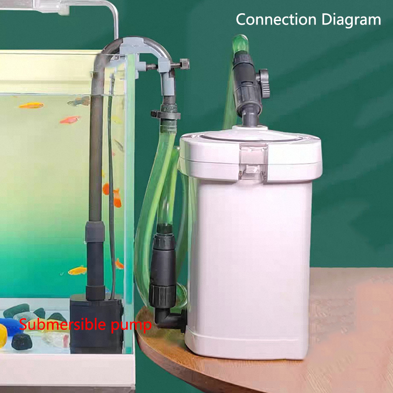 HW-604 Aquarium Filter Bucket  - Marine Aquarium Protein Skimmer 评论和价格