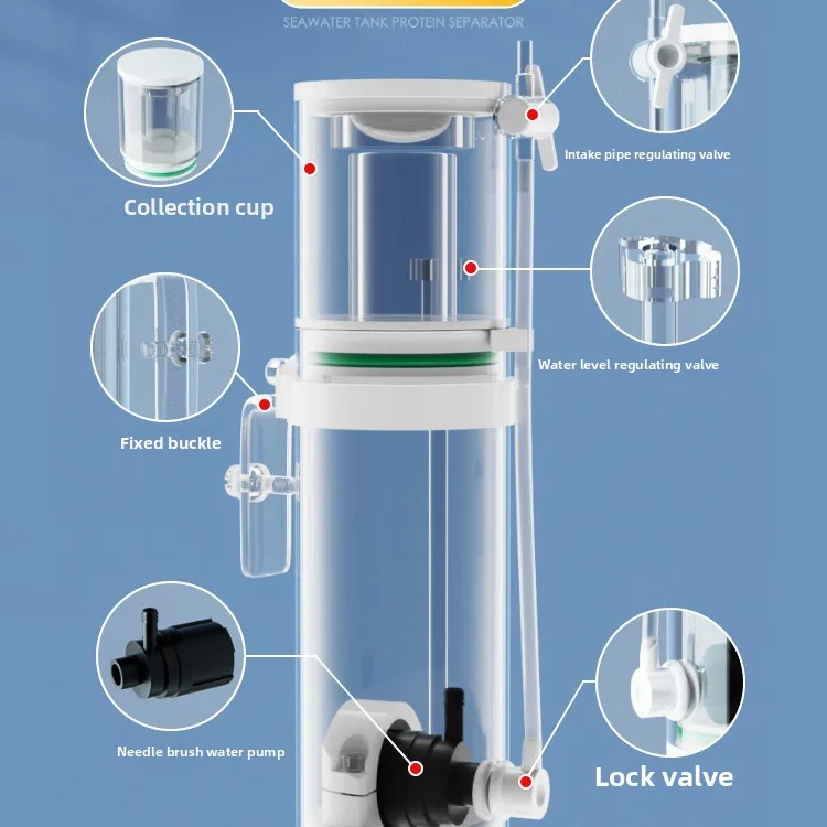 110V-240V New Mini Aquarium Pr - Marine Aquarium Protein Skimmer 评论和价格