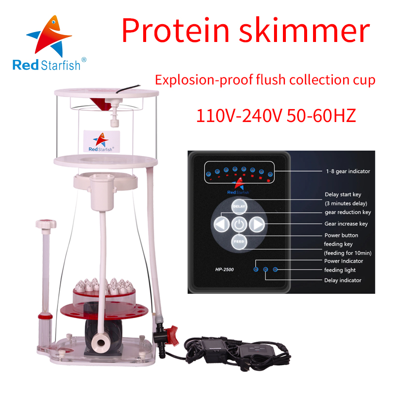 110-240V Red Starfish  Aquariu - Marine Aquarium Protein Skimmer 评论和价格