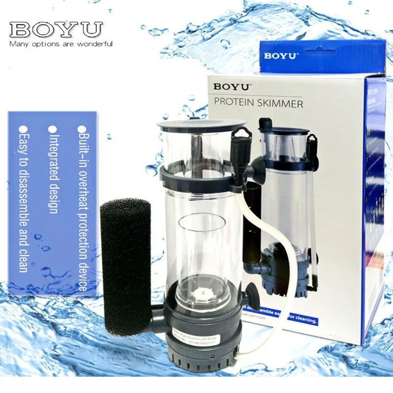 6W/8W BOYU Protein Skimmer Fil - Marine Aquarium Protein Skimmer 评论和价格