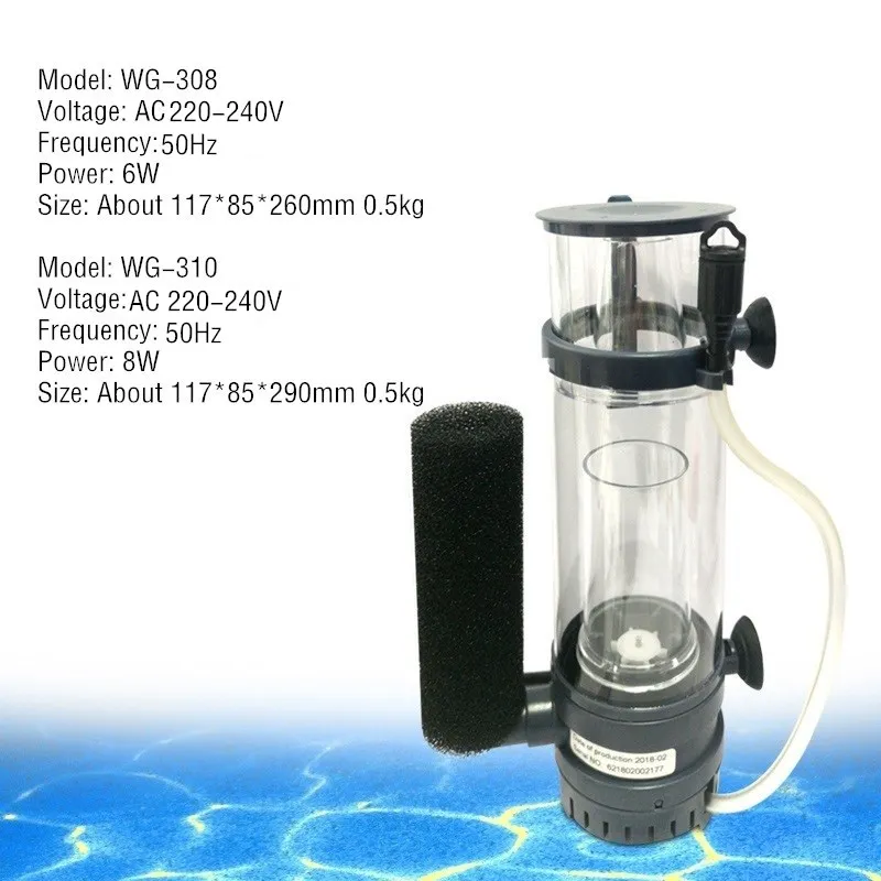 6W/8W BOYU Protein Skimmer Fil - Marine Aquarium Protein Skimmer 评论和价格