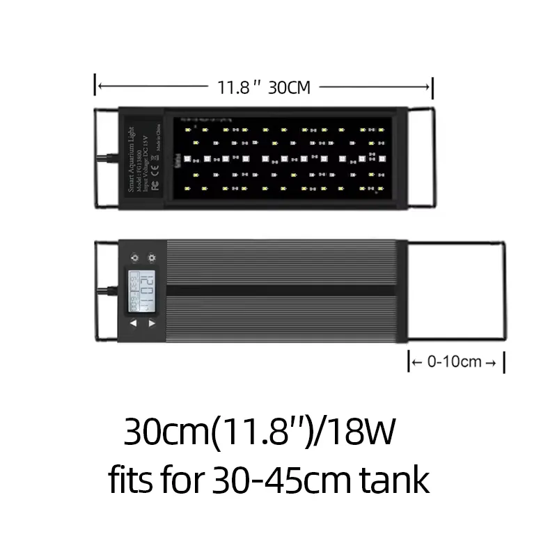 30cm 12inch Aquarium LED WRGB  - Marine Aquarium Hours 评论和价格