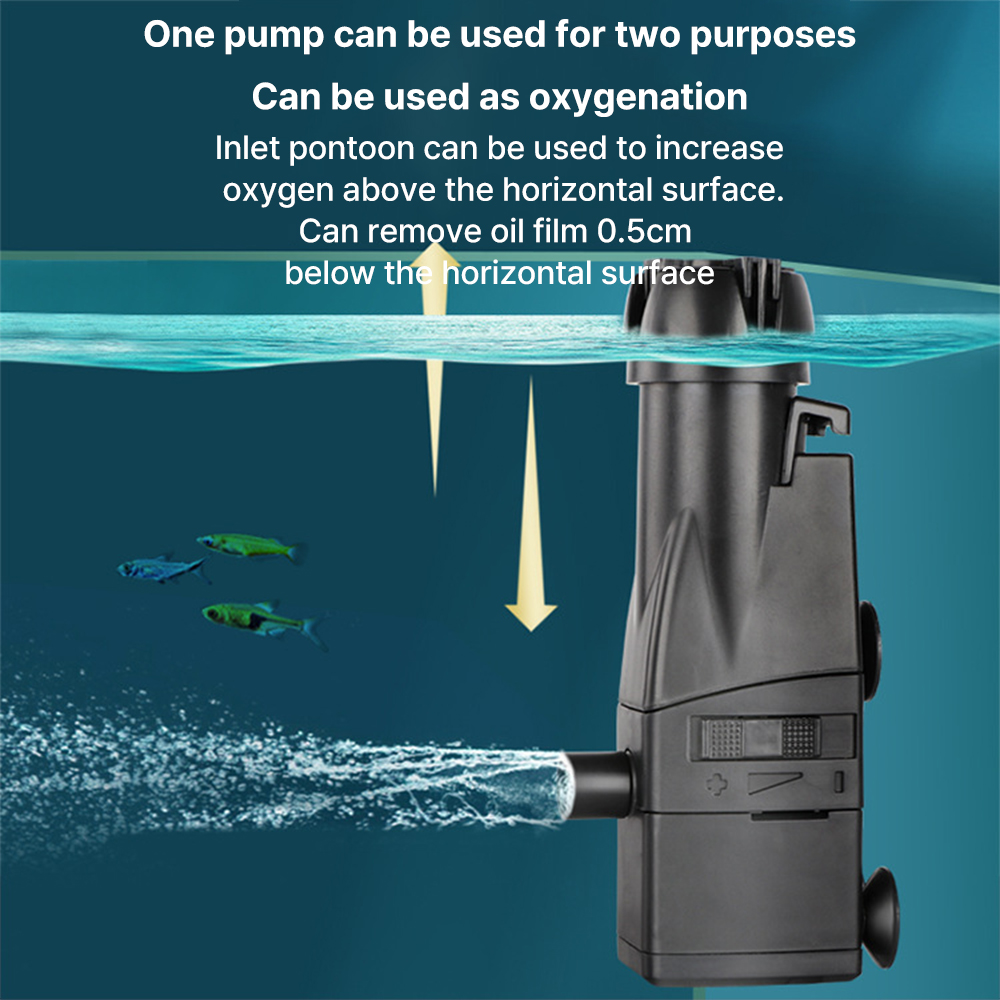 New Aquarium Surface Oil Skimm - Marine Aquarium Protein Skimmer 评论和价格