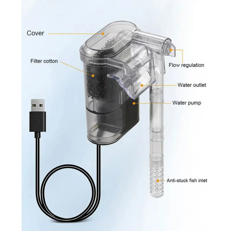 New Suspended Filter For Fish  - Marine Aquarium Protein Skimmer 评论和价格