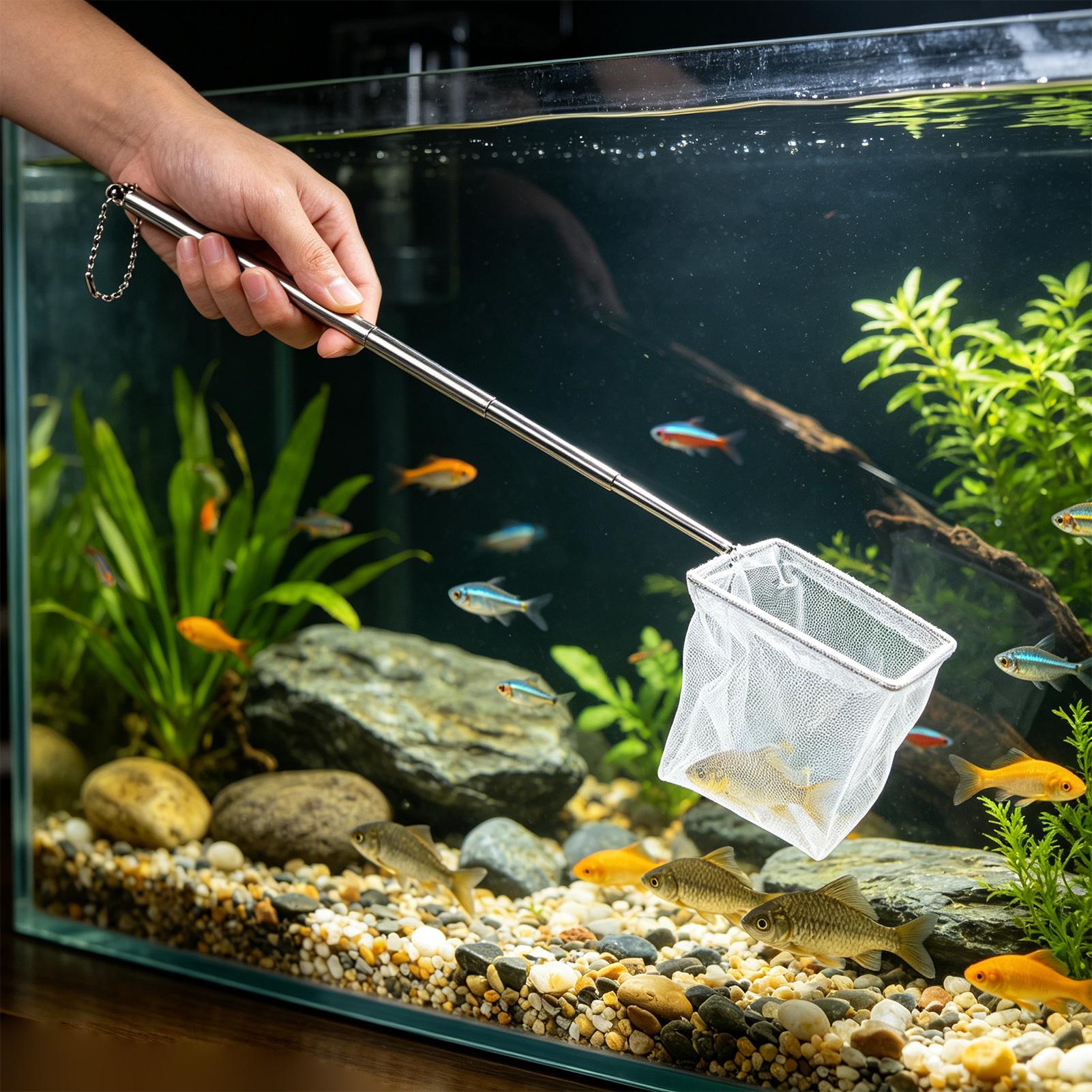 2pcs Small Fish Net Telescopic - Aquarium Marineland 评论和价格